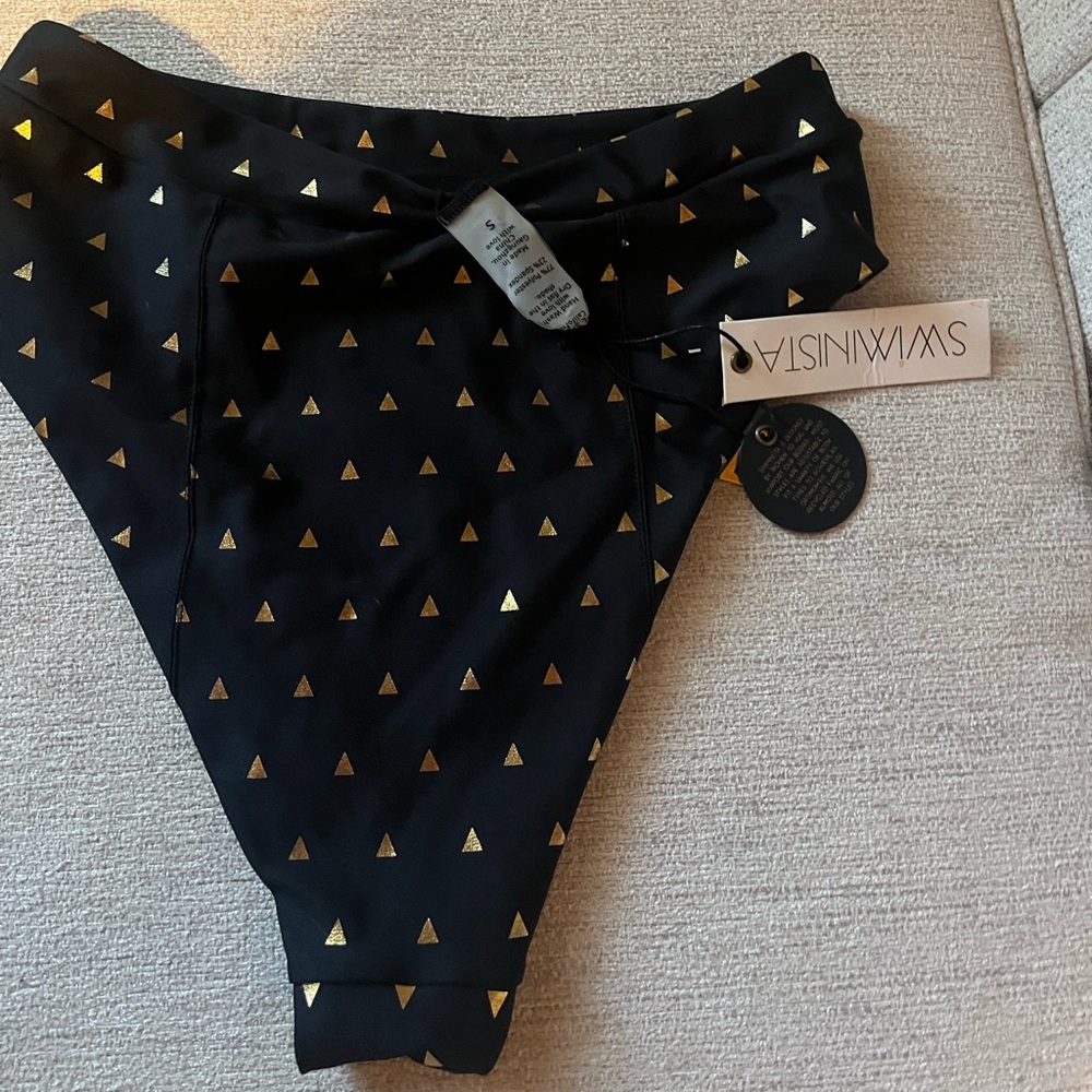High rise swim bottoms